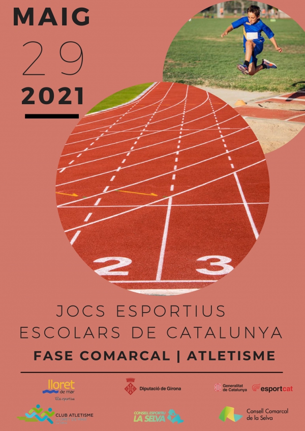 Cartell Fase Comarcal d'Atletisme 2021