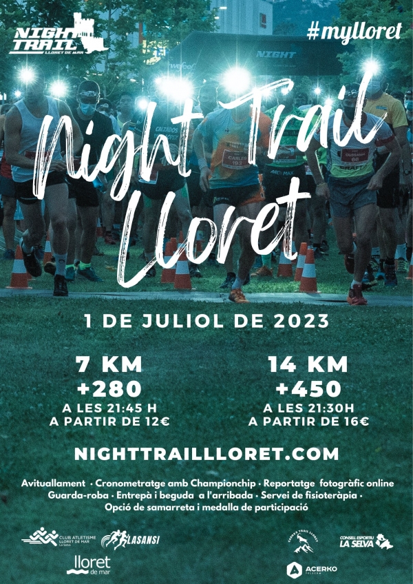 Cartell_Night Trail Lloret 2023